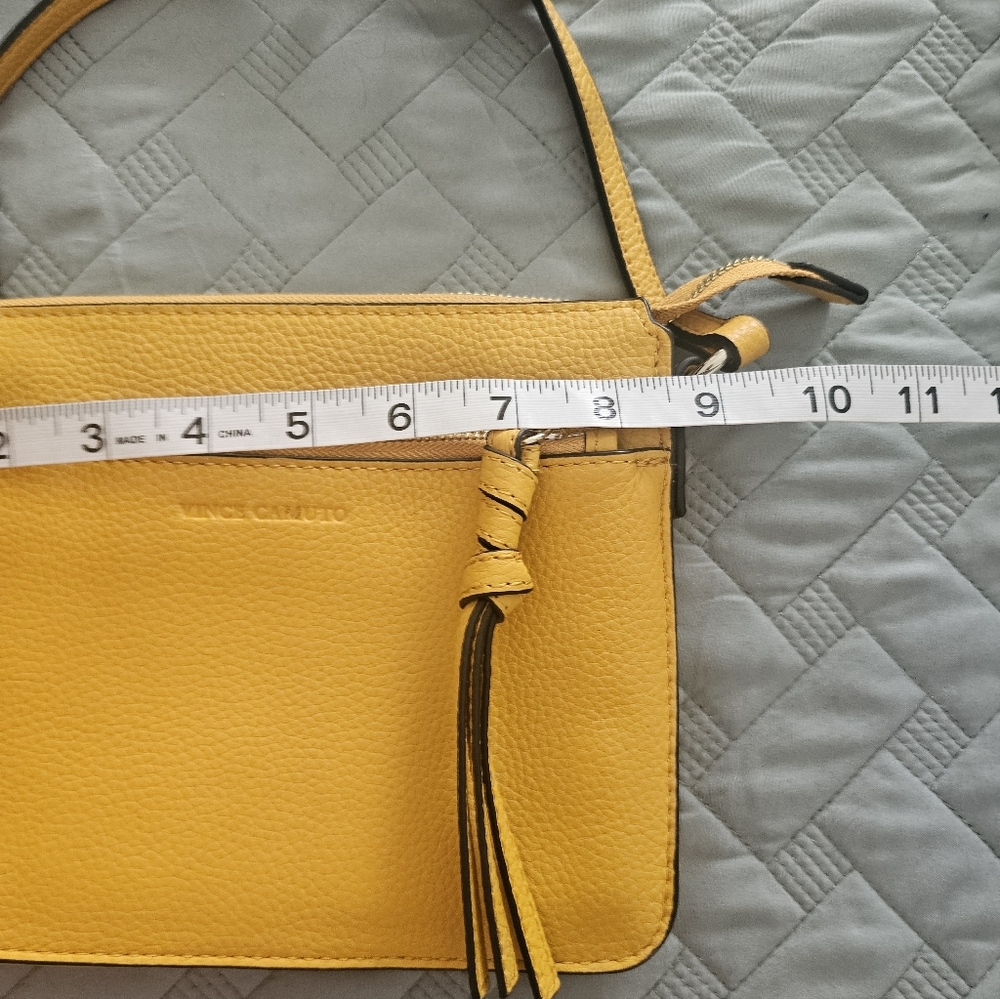 Vince Camuto Gold Yellow Crossbody Bag - Picture 3 of 7
